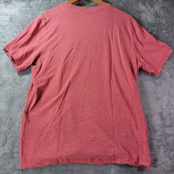 Nike Mens Dri Fit Red Short Sleeve Athletic T Shirt M Activewear Running Gym - Picture 7 of 8